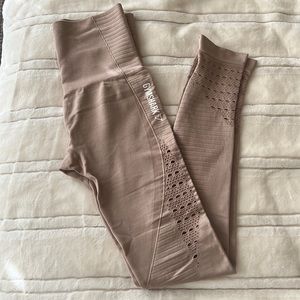 Gymshark Energy Seamless High Waisted Leggings - Taupe